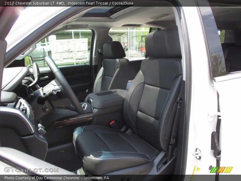 Iridescent Pearl Tricoat / Cocoa/Dune 2017 Chevrolet Suburban LT 4WD