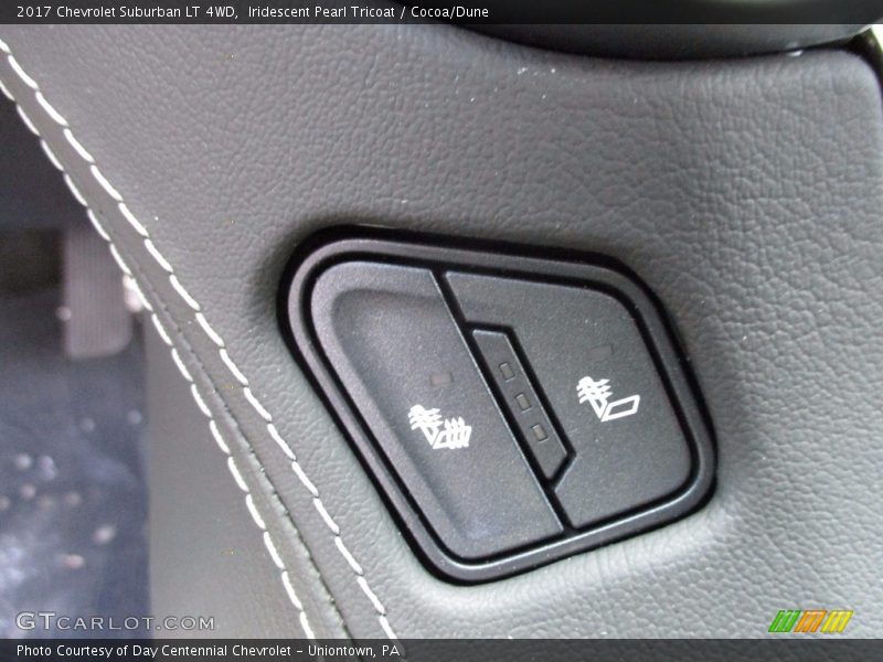 Iridescent Pearl Tricoat / Cocoa/Dune 2017 Chevrolet Suburban LT 4WD