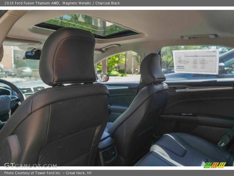 Magnetic Metallic / Charcoal Black 2016 Ford Fusion Titanium AWD
