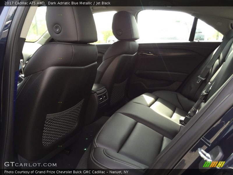 Dark Adriatic Blue Metallic / Jet Black 2017 Cadillac ATS AWD