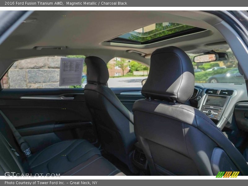 Magnetic Metallic / Charcoal Black 2016 Ford Fusion Titanium AWD