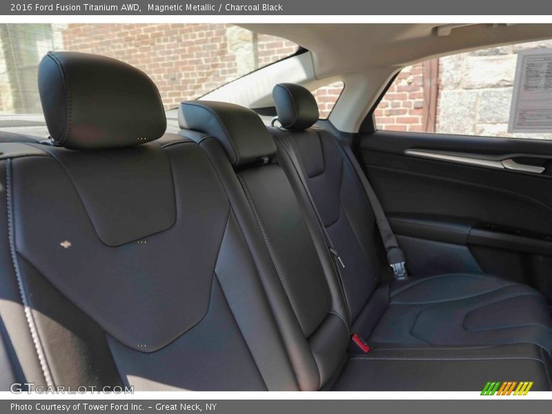Magnetic Metallic / Charcoal Black 2016 Ford Fusion Titanium AWD