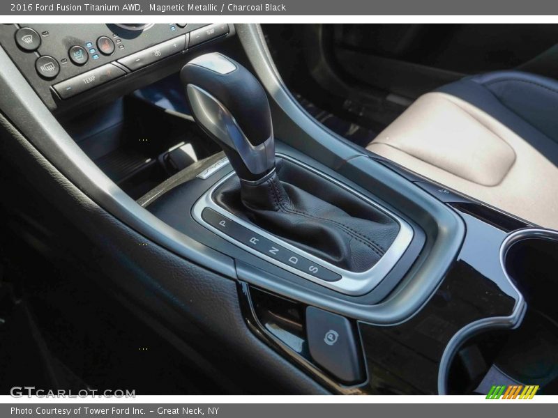 Magnetic Metallic / Charcoal Black 2016 Ford Fusion Titanium AWD
