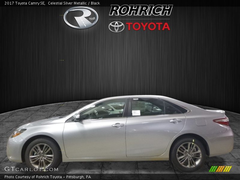 Celestial Silver Metallic / Black 2017 Toyota Camry SE