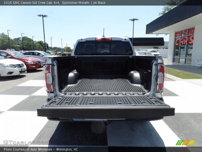 Quicksilver Metallic / Jet Black 2016 GMC Canyon SLE Crew Cab 4x4