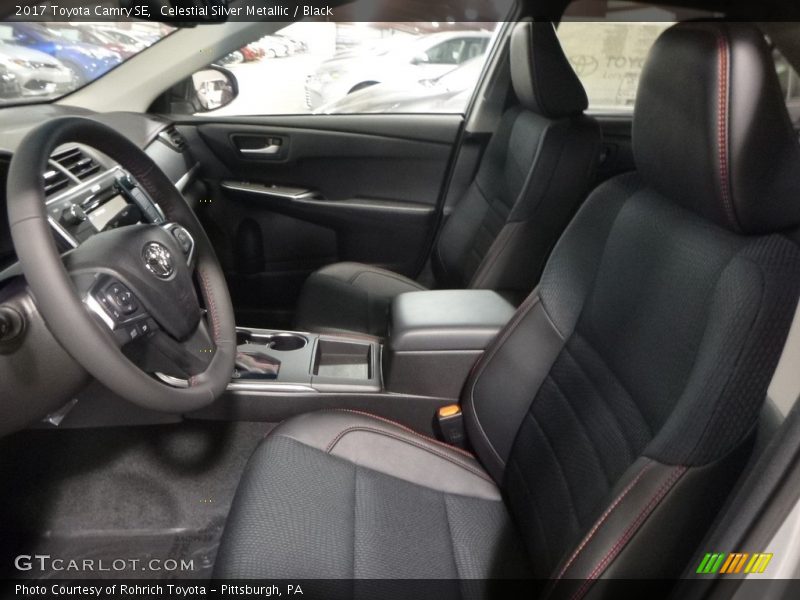 Celestial Silver Metallic / Black 2017 Toyota Camry SE