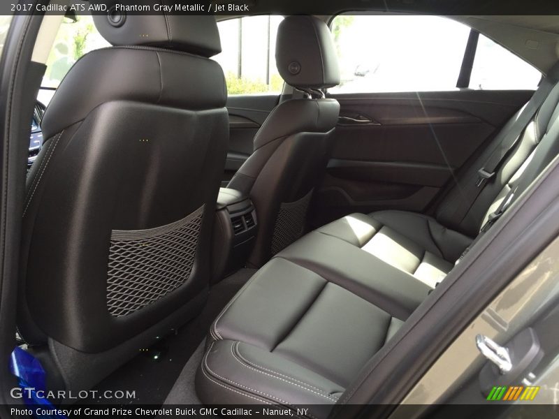 Phantom Gray Metallic / Jet Black 2017 Cadillac ATS AWD