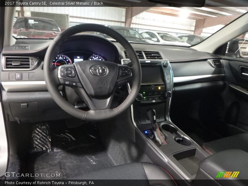 Celestial Silver Metallic / Black 2017 Toyota Camry SE