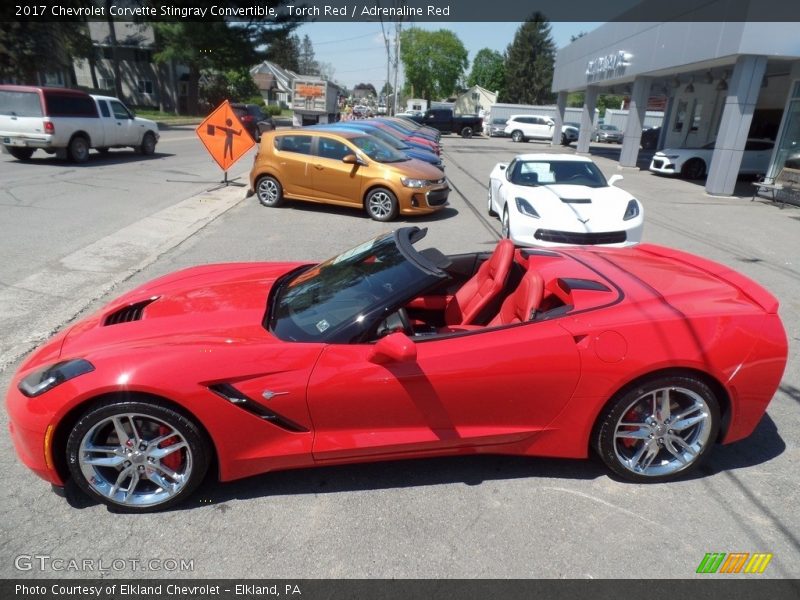 Torch Red / Adrenaline Red 2017 Chevrolet Corvette Stingray Convertible