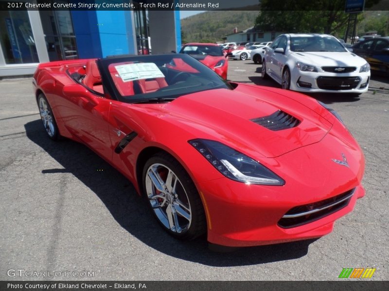 Torch Red / Adrenaline Red 2017 Chevrolet Corvette Stingray Convertible
