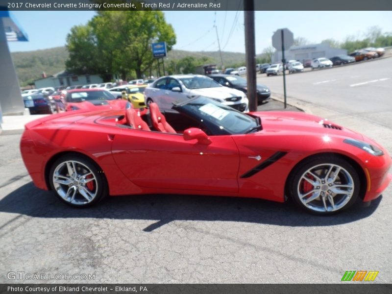 Torch Red / Adrenaline Red 2017 Chevrolet Corvette Stingray Convertible