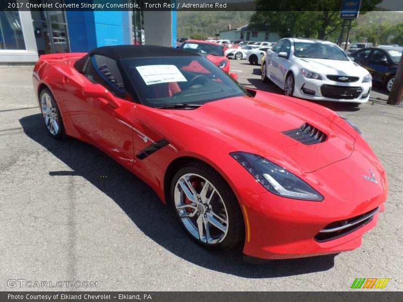 Torch Red / Adrenaline Red 2017 Chevrolet Corvette Stingray Convertible