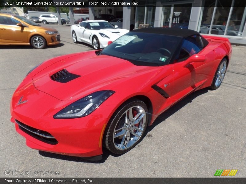 Torch Red / Adrenaline Red 2017 Chevrolet Corvette Stingray Convertible