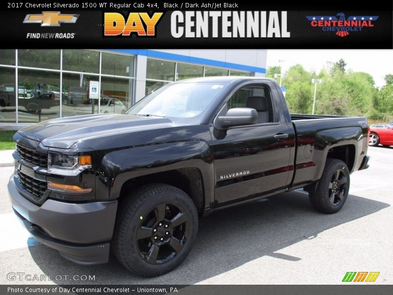 Black / Dark Ash/Jet Black 2017 Chevrolet Silverado 1500 WT Regular Cab 4x4