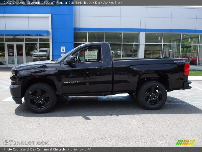 Black / Dark Ash/Jet Black 2017 Chevrolet Silverado 1500 WT Regular Cab 4x4