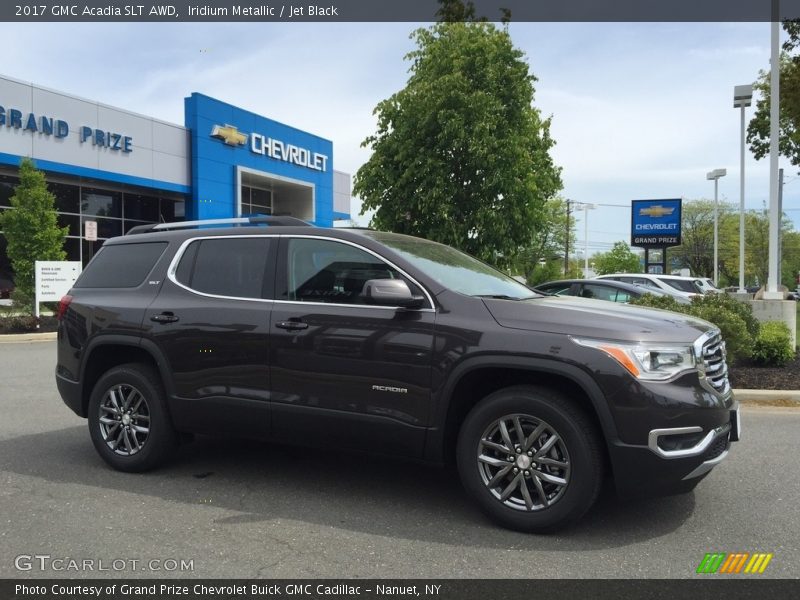 Iridium Metallic / Jet Black 2017 GMC Acadia SLT AWD