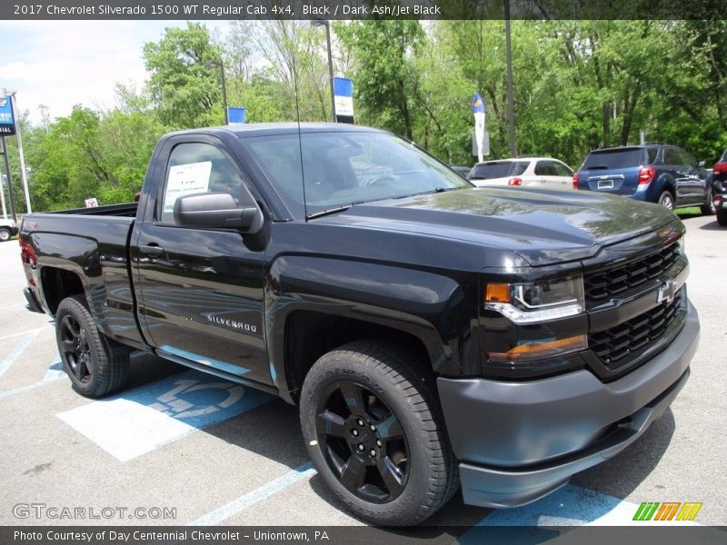 Black / Dark Ash/Jet Black 2017 Chevrolet Silverado 1500 WT Regular Cab 4x4