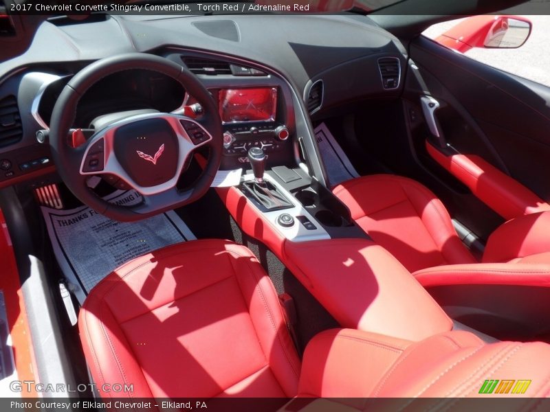 Torch Red / Adrenaline Red 2017 Chevrolet Corvette Stingray Convertible