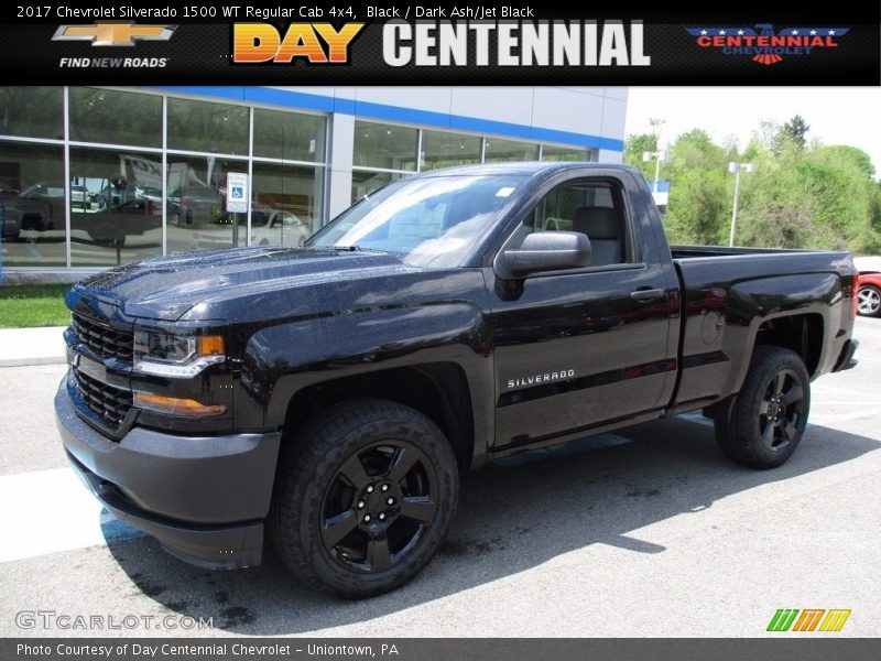 Black / Dark Ash/Jet Black 2017 Chevrolet Silverado 1500 WT Regular Cab 4x4