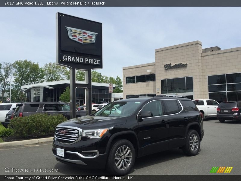 Ebony Twilight Metallic / Jet Black 2017 GMC Acadia SLE