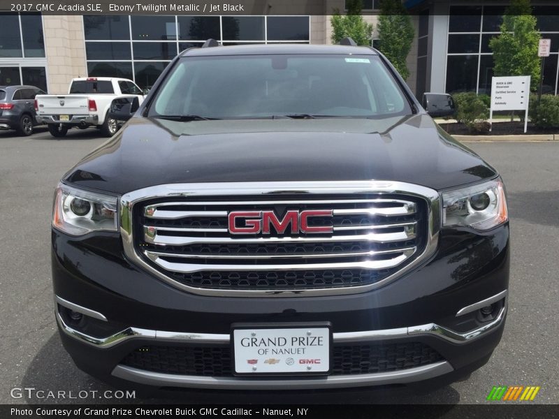 Ebony Twilight Metallic / Jet Black 2017 GMC Acadia SLE