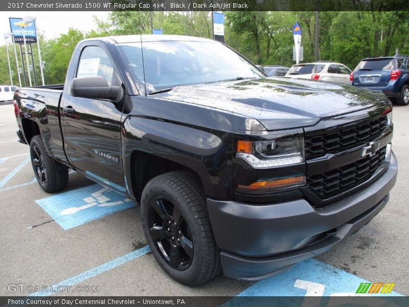Black / Dark Ash/Jet Black 2017 Chevrolet Silverado 1500 WT Regular Cab 4x4