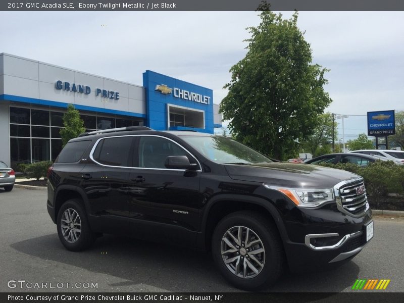 Ebony Twilight Metallic / Jet Black 2017 GMC Acadia SLE