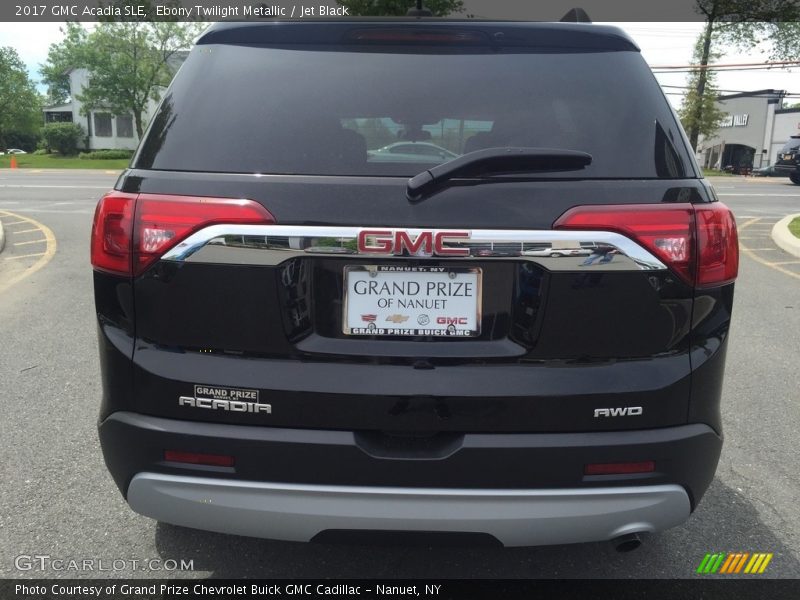 Ebony Twilight Metallic / Jet Black 2017 GMC Acadia SLE