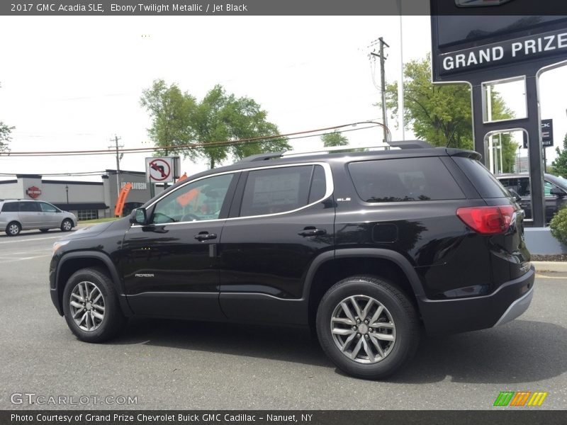 Ebony Twilight Metallic / Jet Black 2017 GMC Acadia SLE