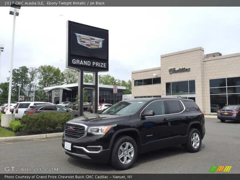 Ebony Twilight Metallic / Jet Black 2017 GMC Acadia SLE