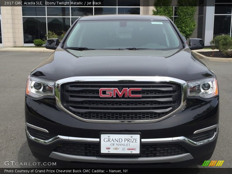 Ebony Twilight Metallic / Jet Black 2017 GMC Acadia SLE