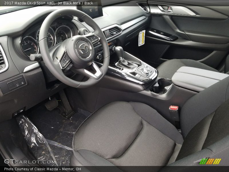 Jet Black Mica / Black 2017 Mazda CX-9 Sport AWD