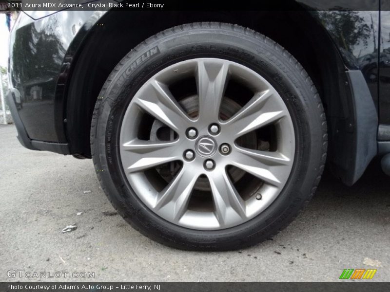 Crystal Black Pearl / Ebony 2011 Acura MDX Advance