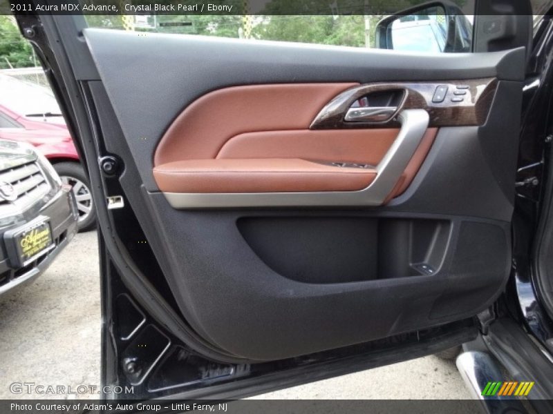 Crystal Black Pearl / Ebony 2011 Acura MDX Advance