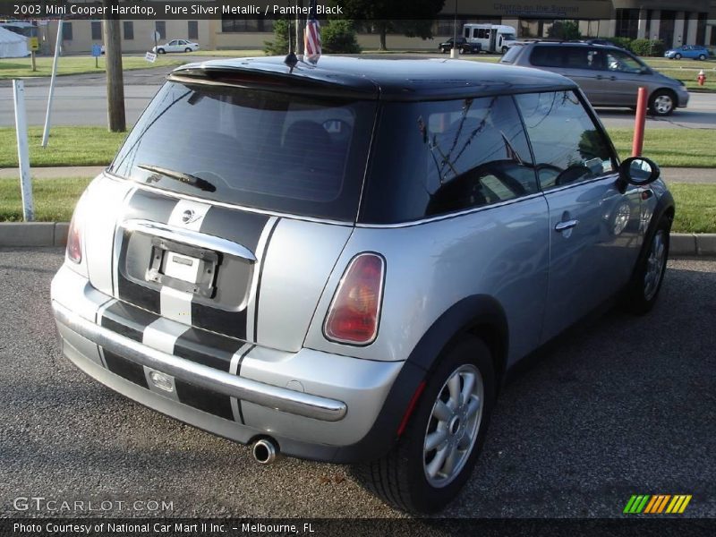 Pure Silver Metallic / Panther Black 2003 Mini Cooper Hardtop