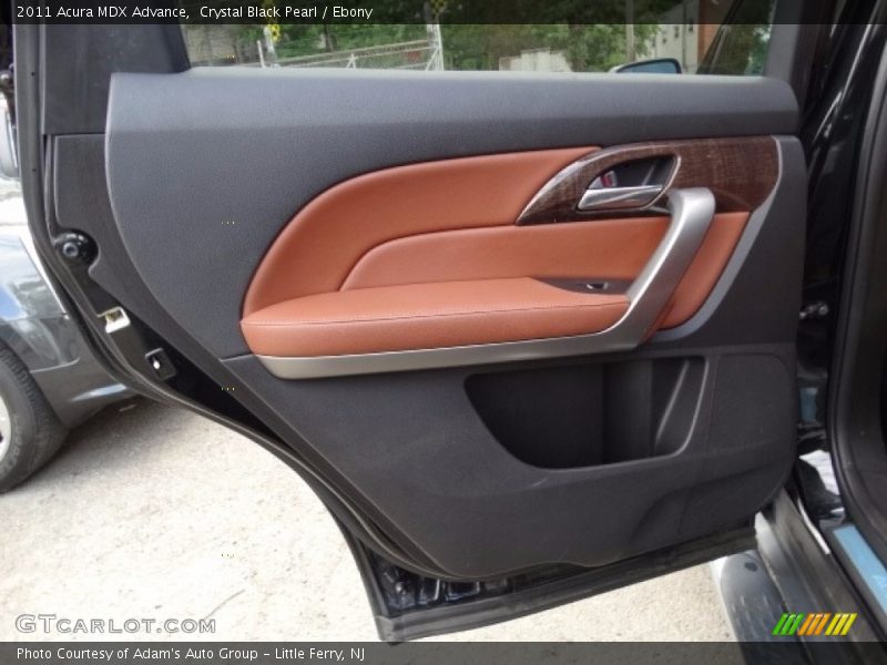 Crystal Black Pearl / Ebony 2011 Acura MDX Advance
