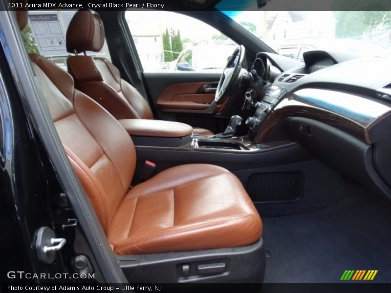 Crystal Black Pearl / Ebony 2011 Acura MDX Advance