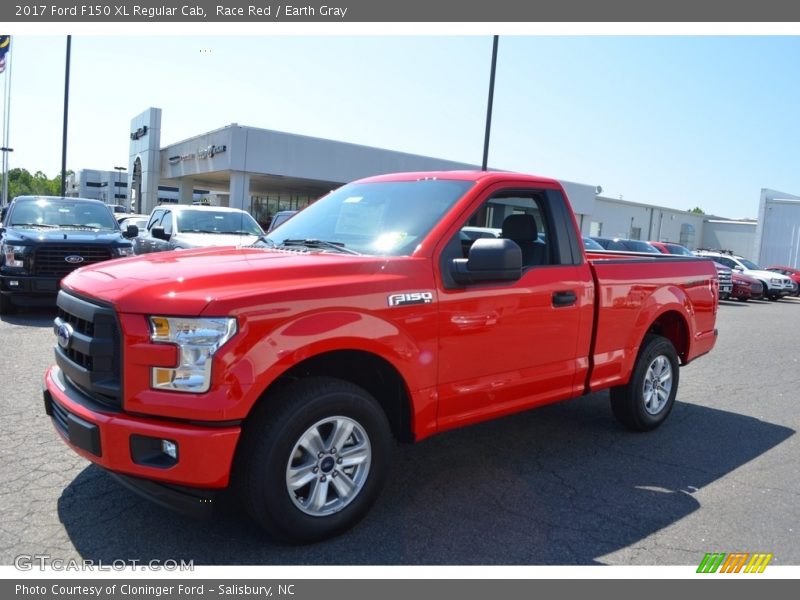 Race Red / Earth Gray 2017 Ford F150 XL Regular Cab