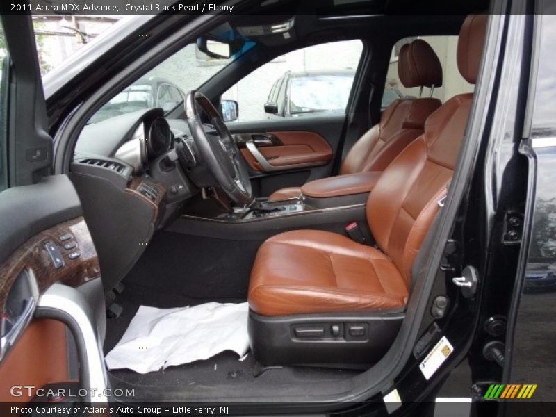 Crystal Black Pearl / Ebony 2011 Acura MDX Advance