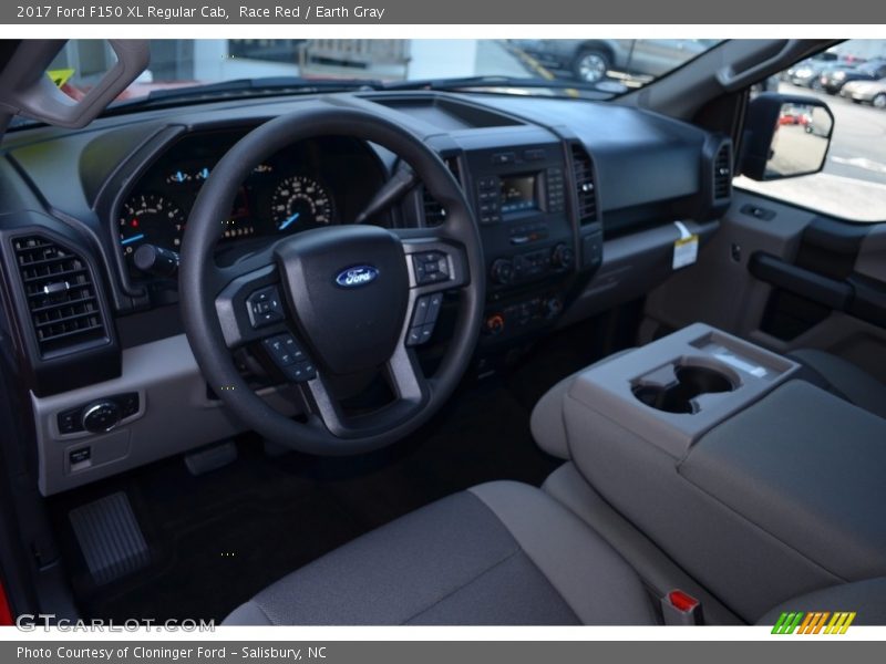 Race Red / Earth Gray 2017 Ford F150 XL Regular Cab