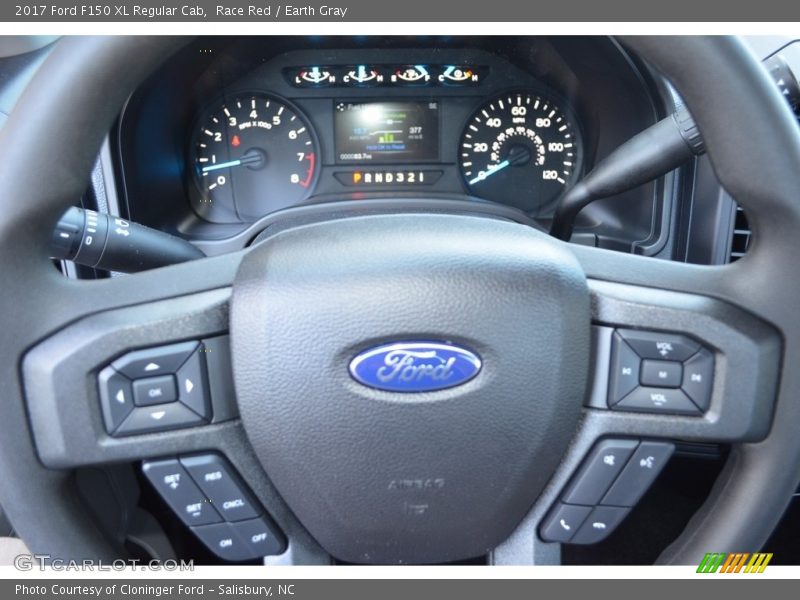 Race Red / Earth Gray 2017 Ford F150 XL Regular Cab