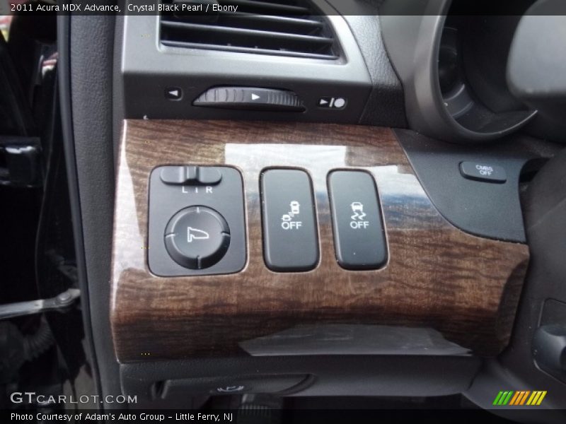 Crystal Black Pearl / Ebony 2011 Acura MDX Advance