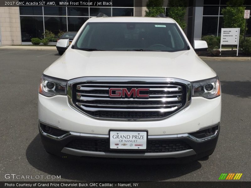 White Frost Tricoat / Jet Black 2017 GMC Acadia SLT AWD