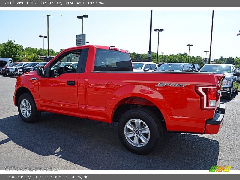 Race Red / Earth Gray 2017 Ford F150 XL Regular Cab