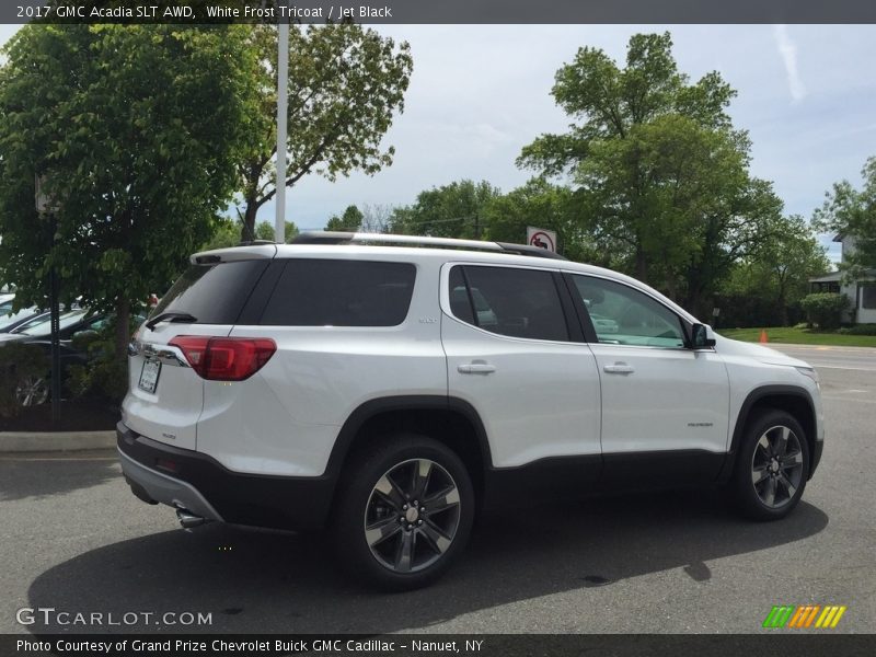 White Frost Tricoat / Jet Black 2017 GMC Acadia SLT AWD