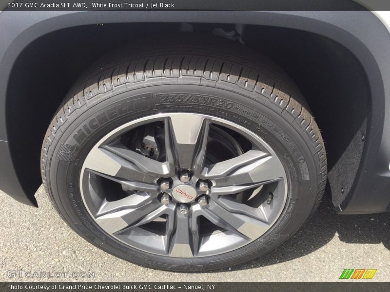 White Frost Tricoat / Jet Black 2017 GMC Acadia SLT AWD