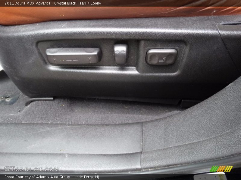 Crystal Black Pearl / Ebony 2011 Acura MDX Advance