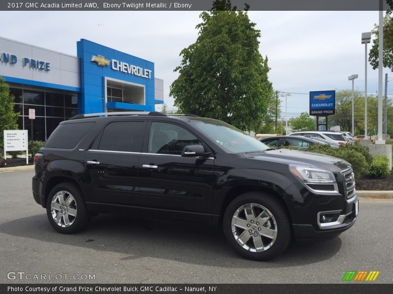 Ebony Twilight Metallic / Ebony 2017 GMC Acadia Limited AWD