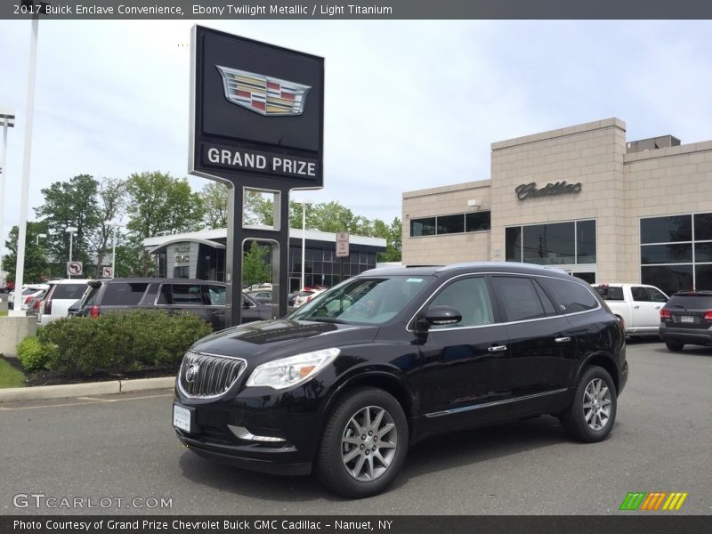 Ebony Twilight Metallic / Light Titanium 2017 Buick Enclave Convenience