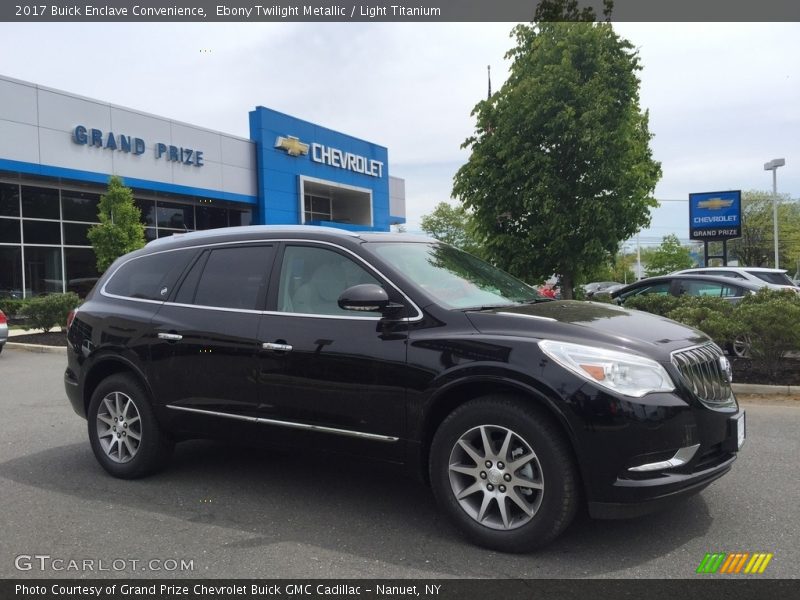 Ebony Twilight Metallic / Light Titanium 2017 Buick Enclave Convenience